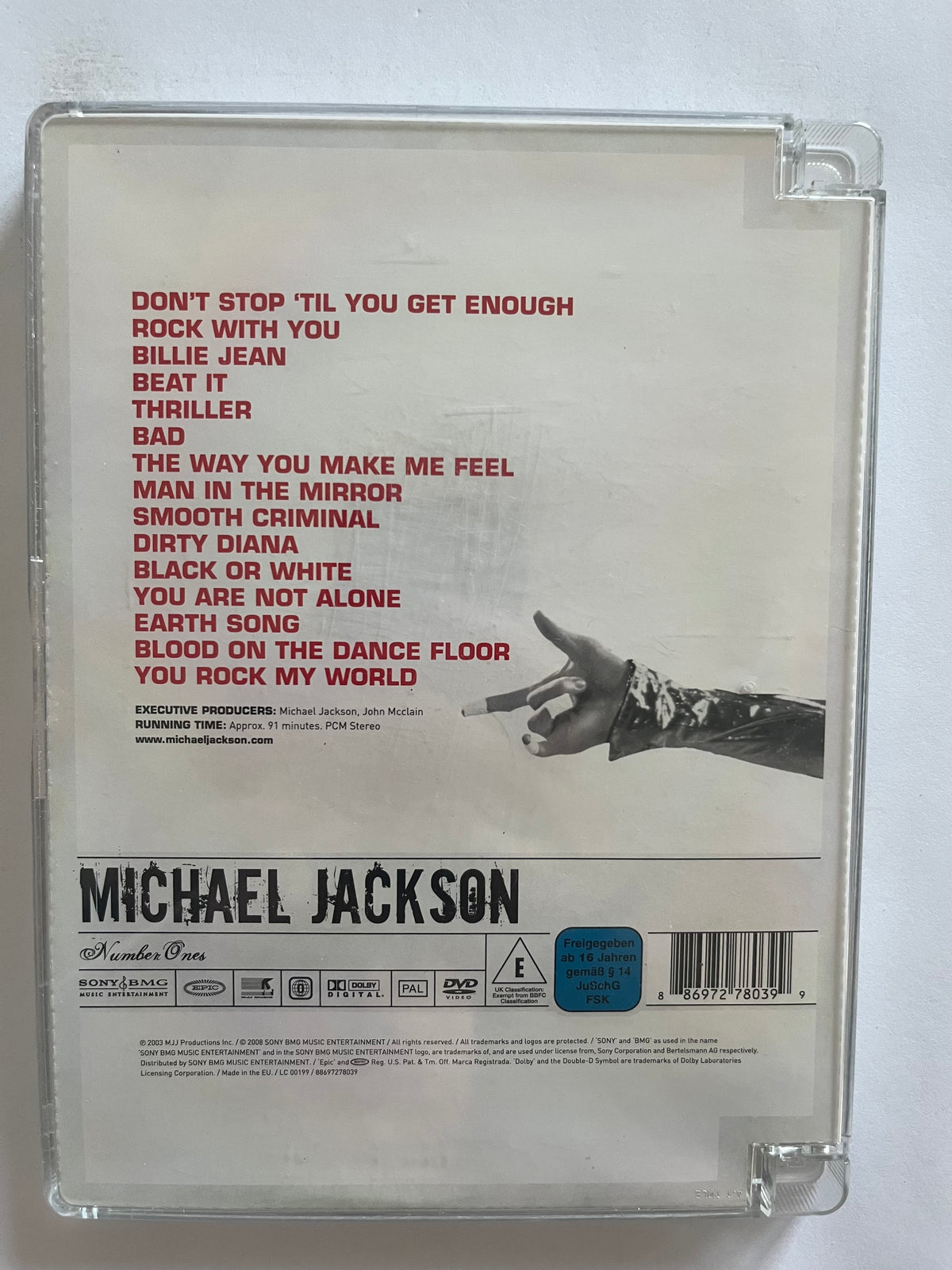 Michael Jackson: Number Ones – DVD (2003) | Greatest Hits Music Videos