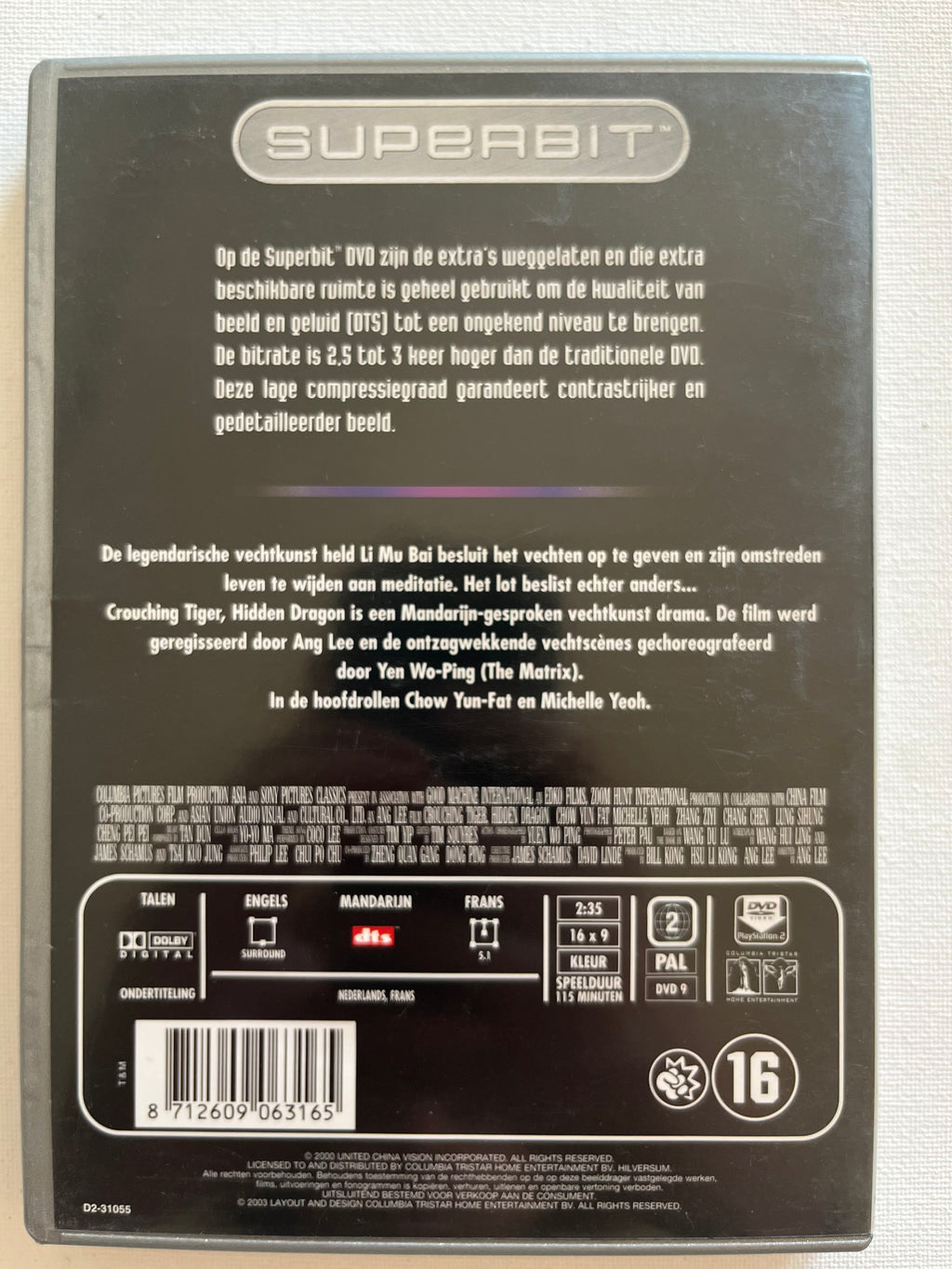 Crouching Tiger, Hidden Dragon – DVD (2000) | Chow Yun-Fat & Michelle Yeoh