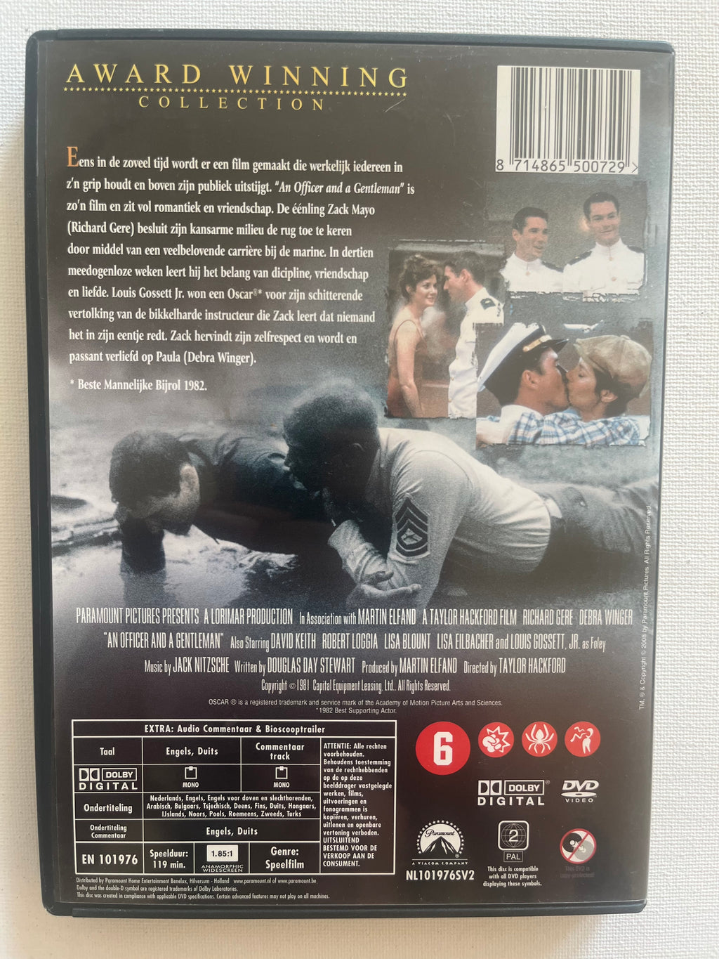 An Officer and a Gentleman – DVD (1982) | Richard Gere & Debra Winger