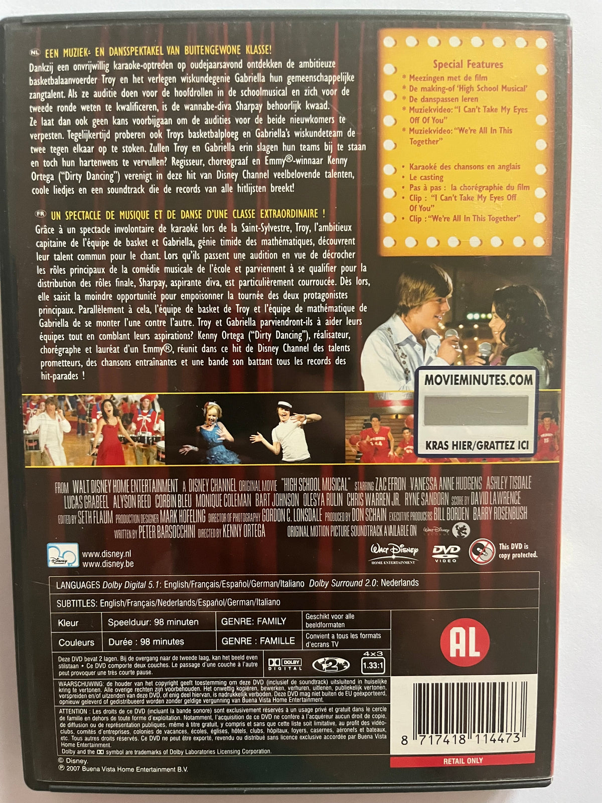 High School Musical – DVD (2006) | Zac Efron & Vanessa Hudgens