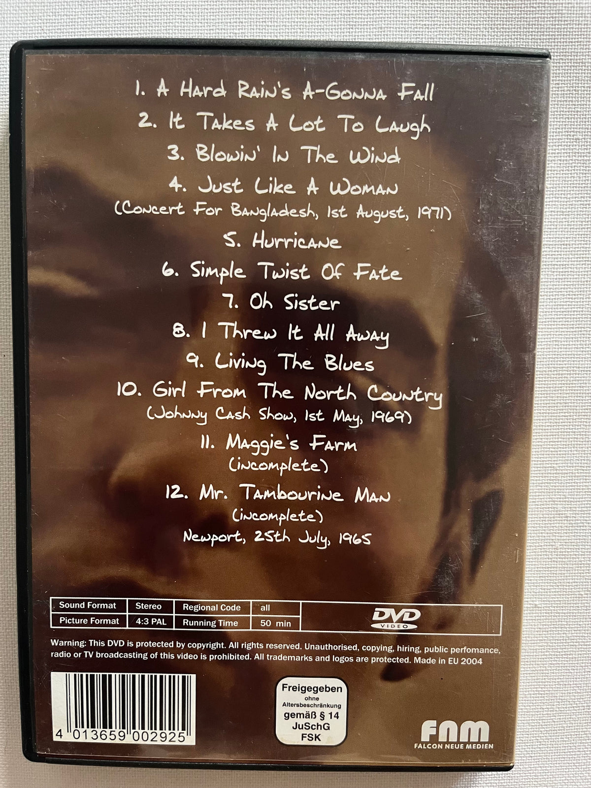 Bob Dylan – TV Live & Rare ’63–’75 – DVD | Rare Television Performances