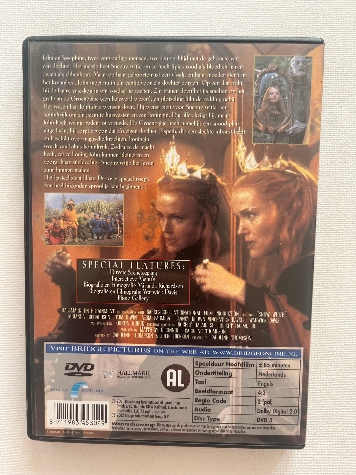 Snow White: The Fairest of Them All – DVD (2001) | Kristin Kreuk & Tom Irwin