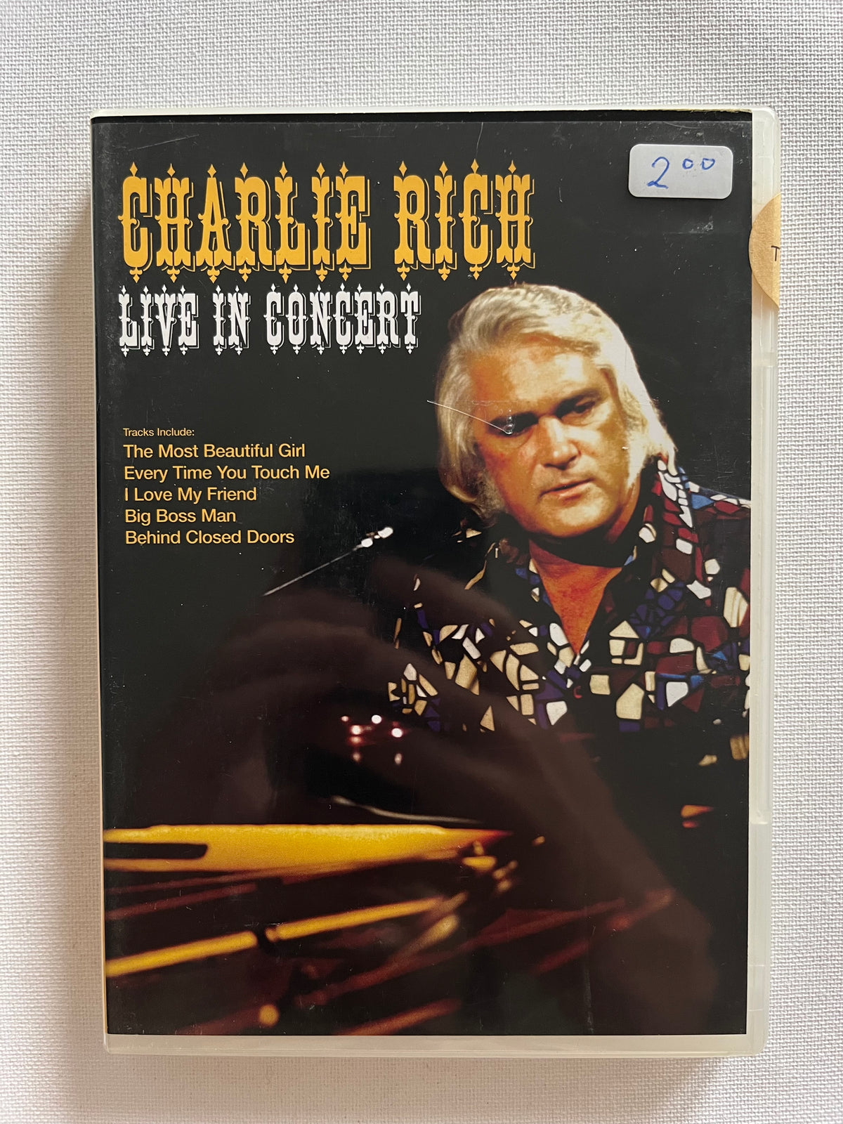Charlie Rich – Live in Concert – DVD | Classic Country Music
