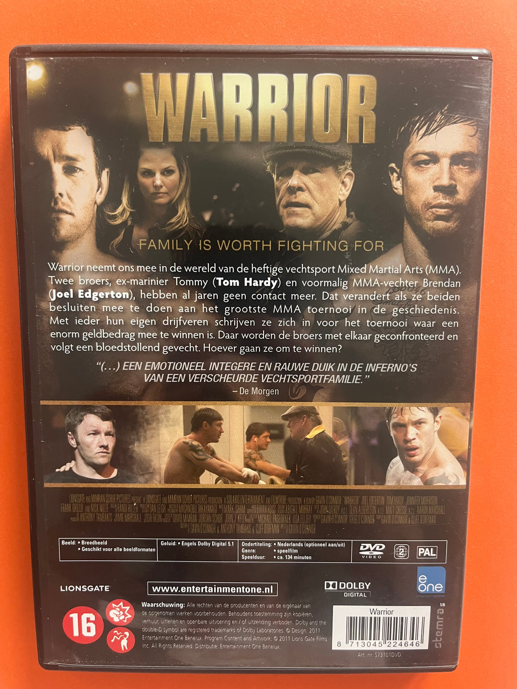 Warrior – DVD (2011) | Tom Hardy & Joel Edgerton