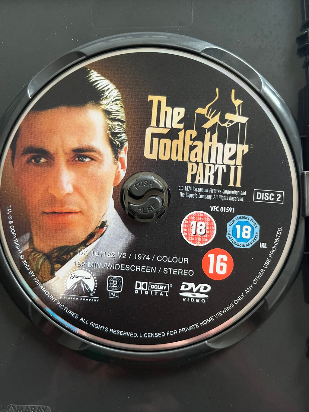 The Godfather Part II – DVD (1974) | Al Pacino & Robert De Niro