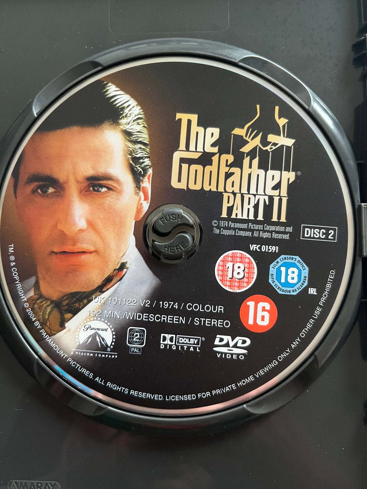 The Godfather Part II – DVD (1974) | Al Pacino & Robert De Niro