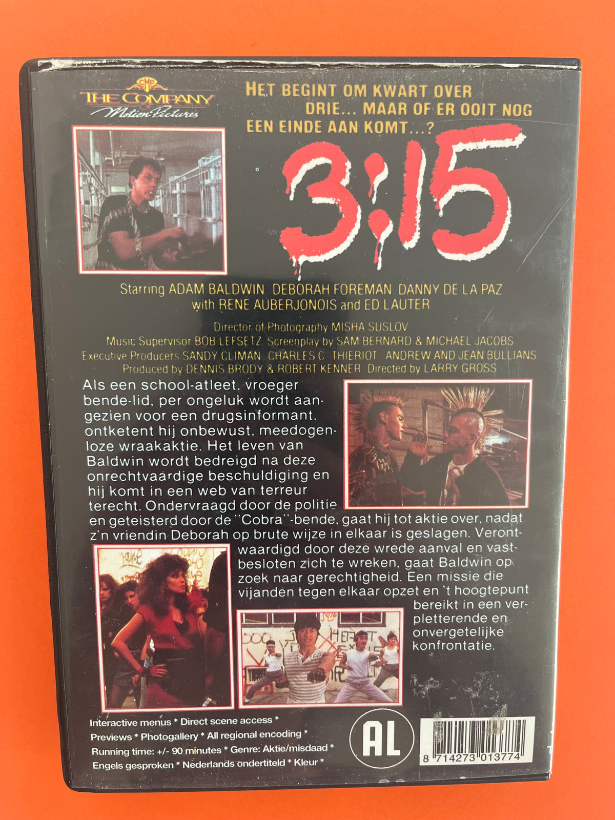 3:15 – DVD (1986) | Adam Baldwin – Cult Action Drama