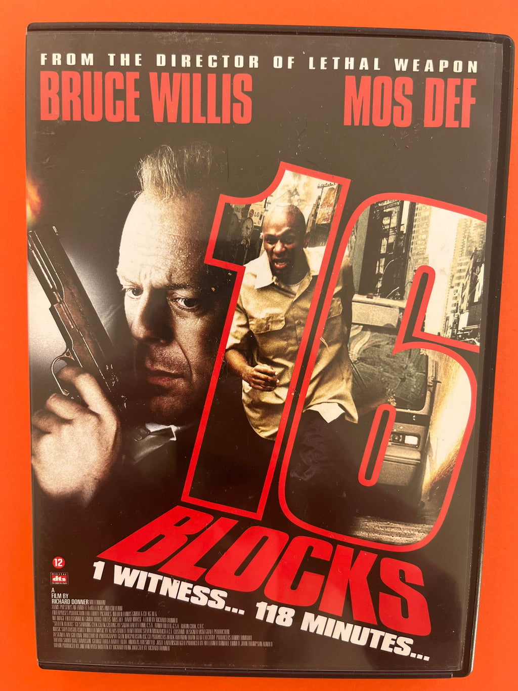 16 Blocks – DVD (2006) | Bruce Willis & Mos Def – Action Thriller