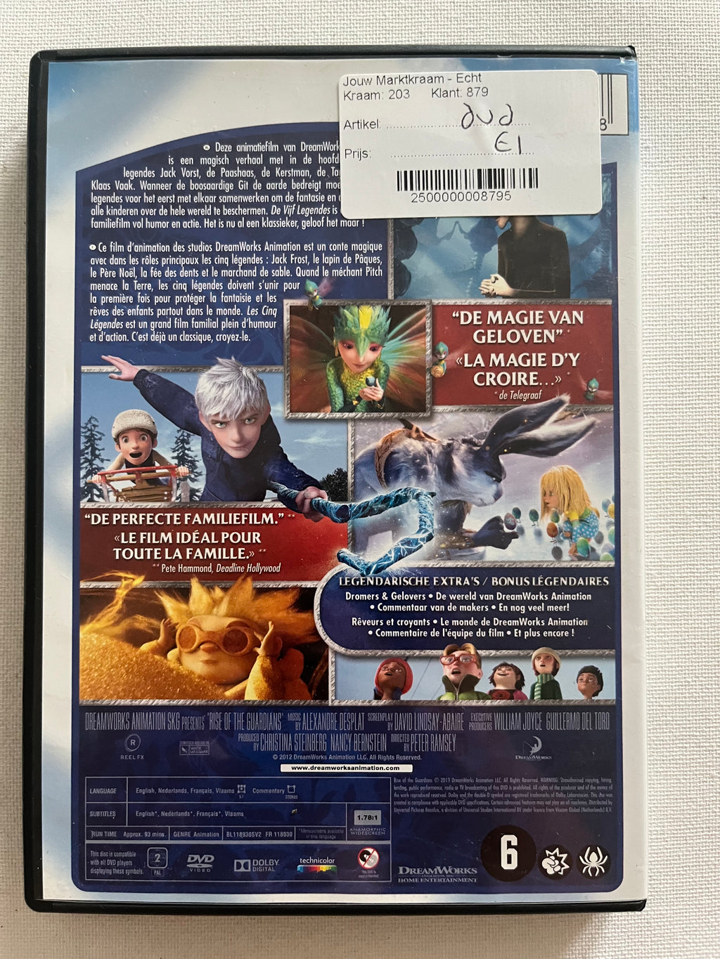 Rise of the Guardians – DVD (2012) | DreamWorks Animation
