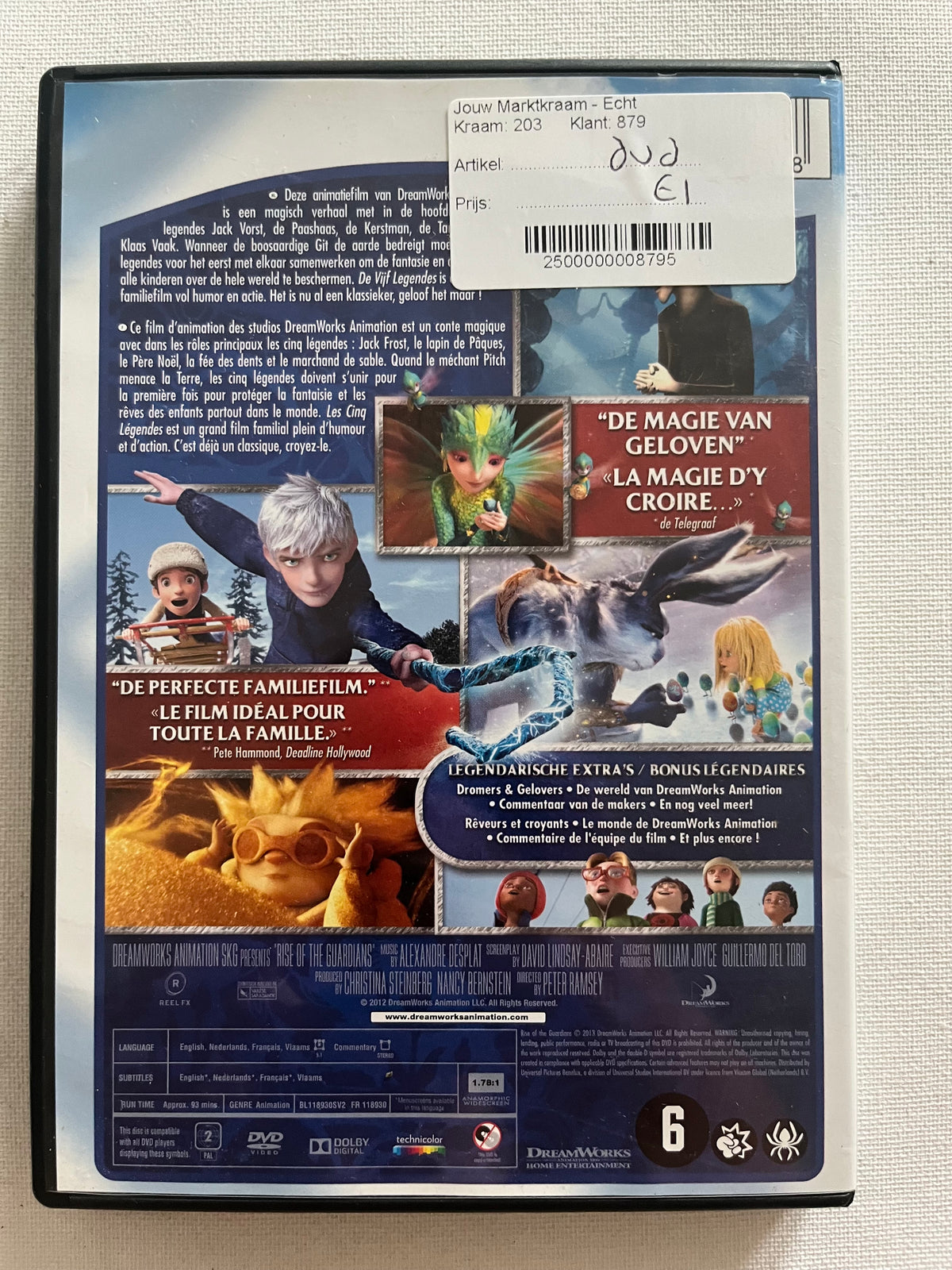 Rise of the Guardians – DVD (2012) | DreamWorks Animation
