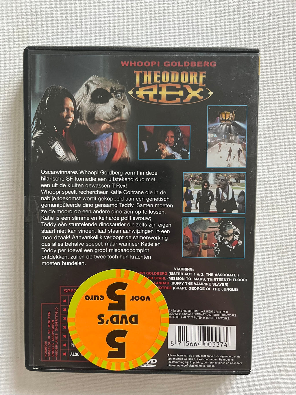 Theodore Rex – DVD (1995) | Whoopi Goldberg & George Newbern