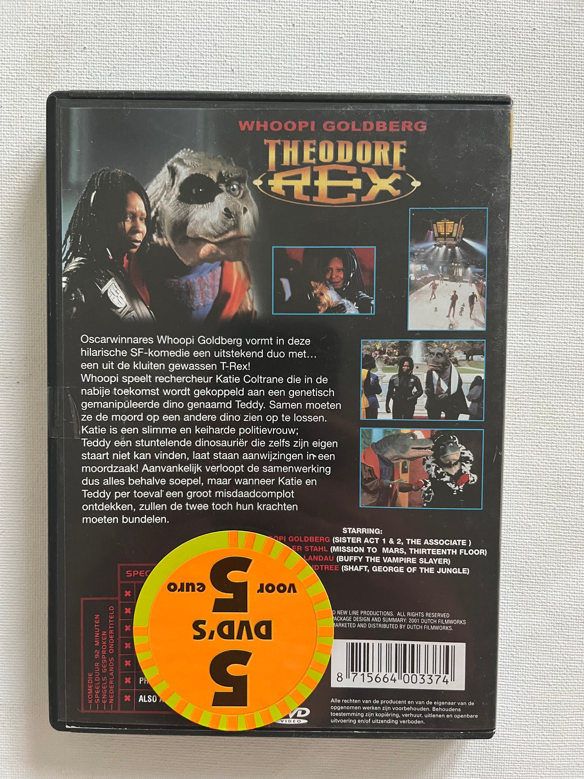 Theodore Rex – DVD (1995) | Whoopi Goldberg & George Newbern