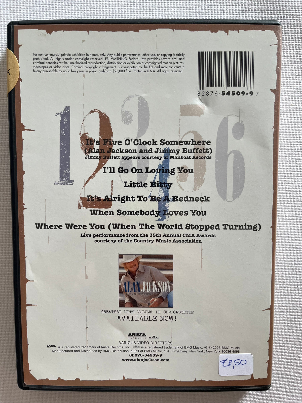 Alan Jackson – Greatest Hits Volume II – DVD (2003) | Country Music