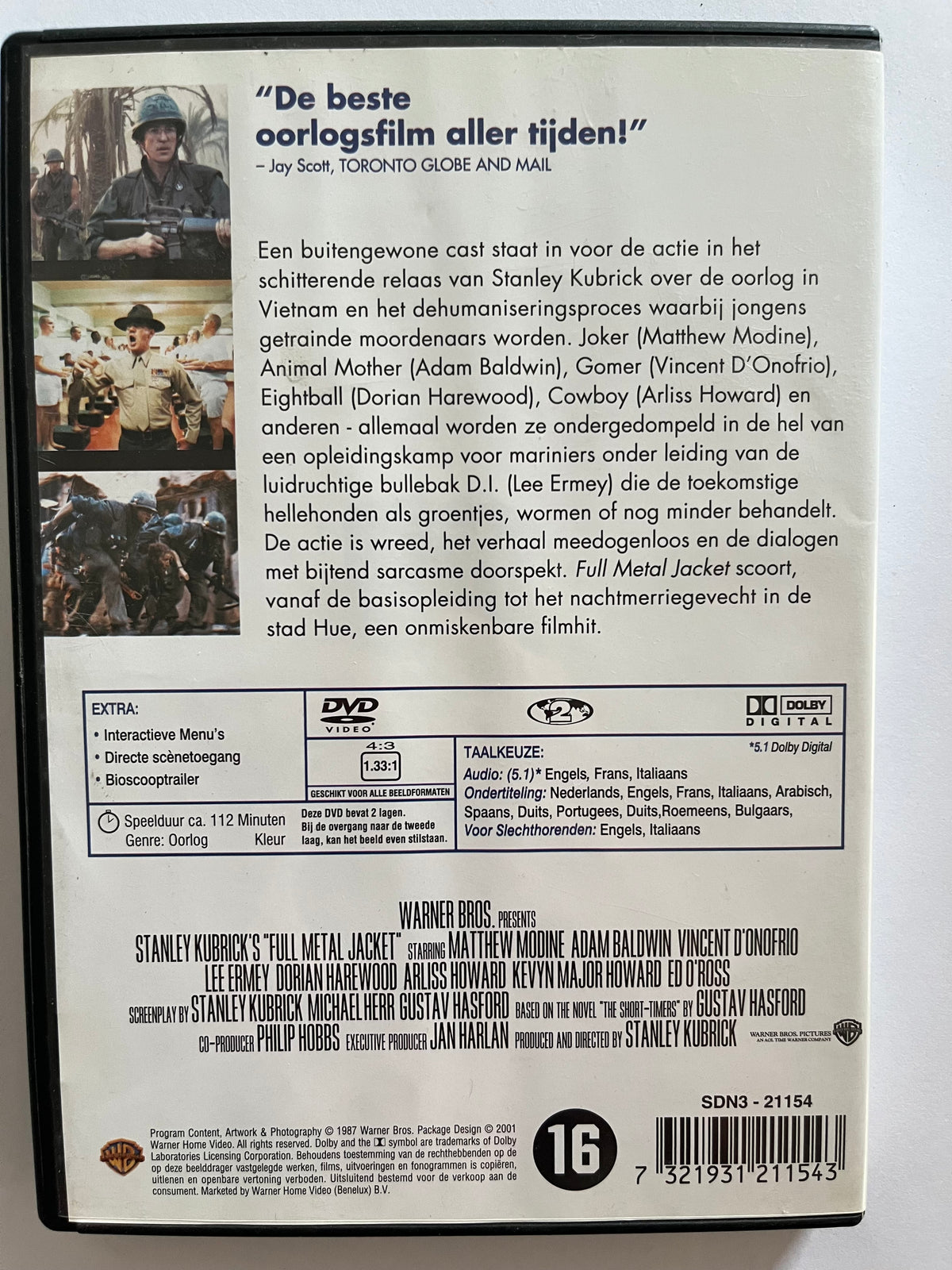 Full Metal Jacket – DVD (1987) | Stanley Kubrick | Matthew Modine