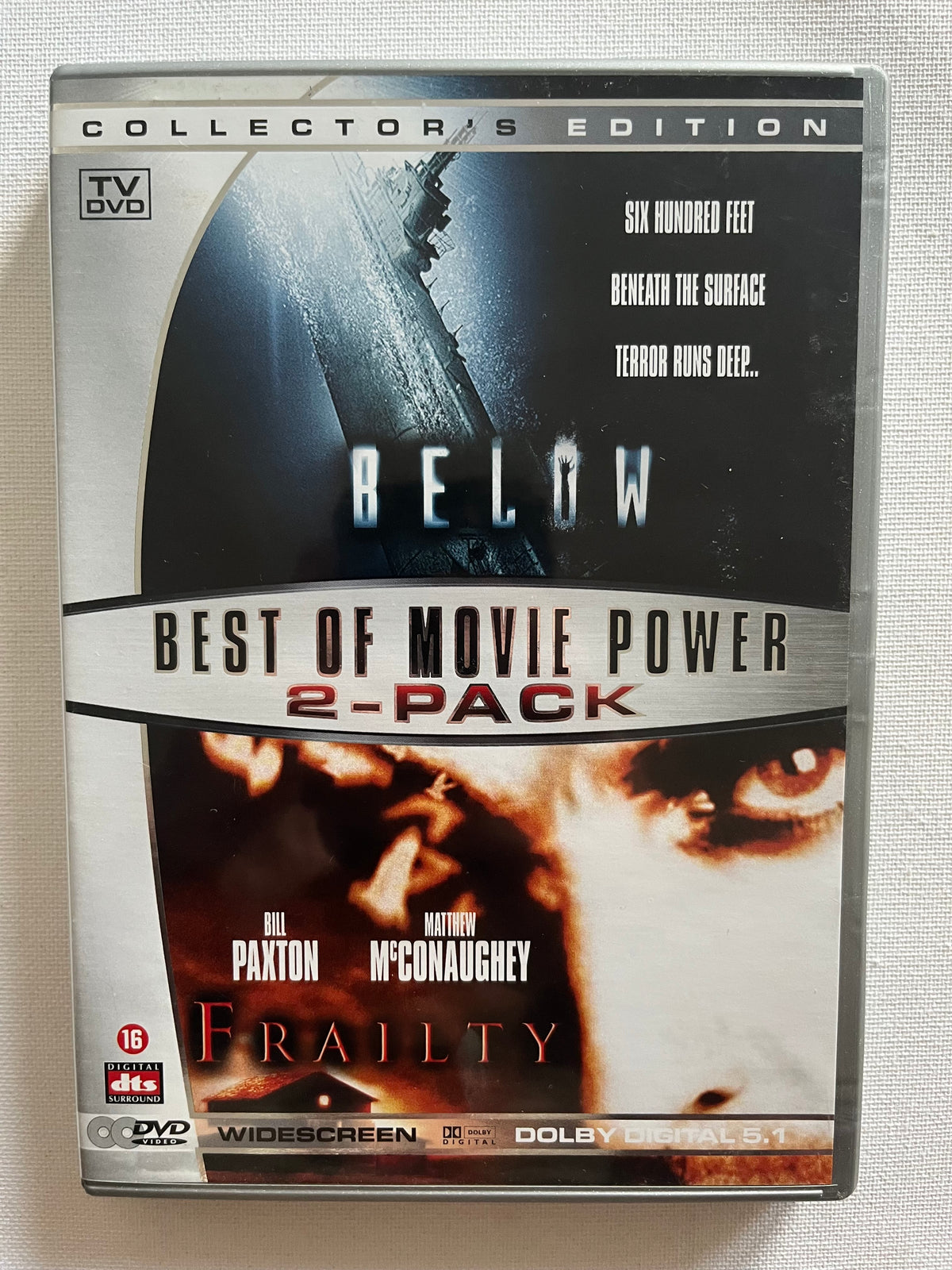 Below + Frailty – 2-Movie DVD Set (2001–2002) | Matthew McConaughey & Bruce Greenwood