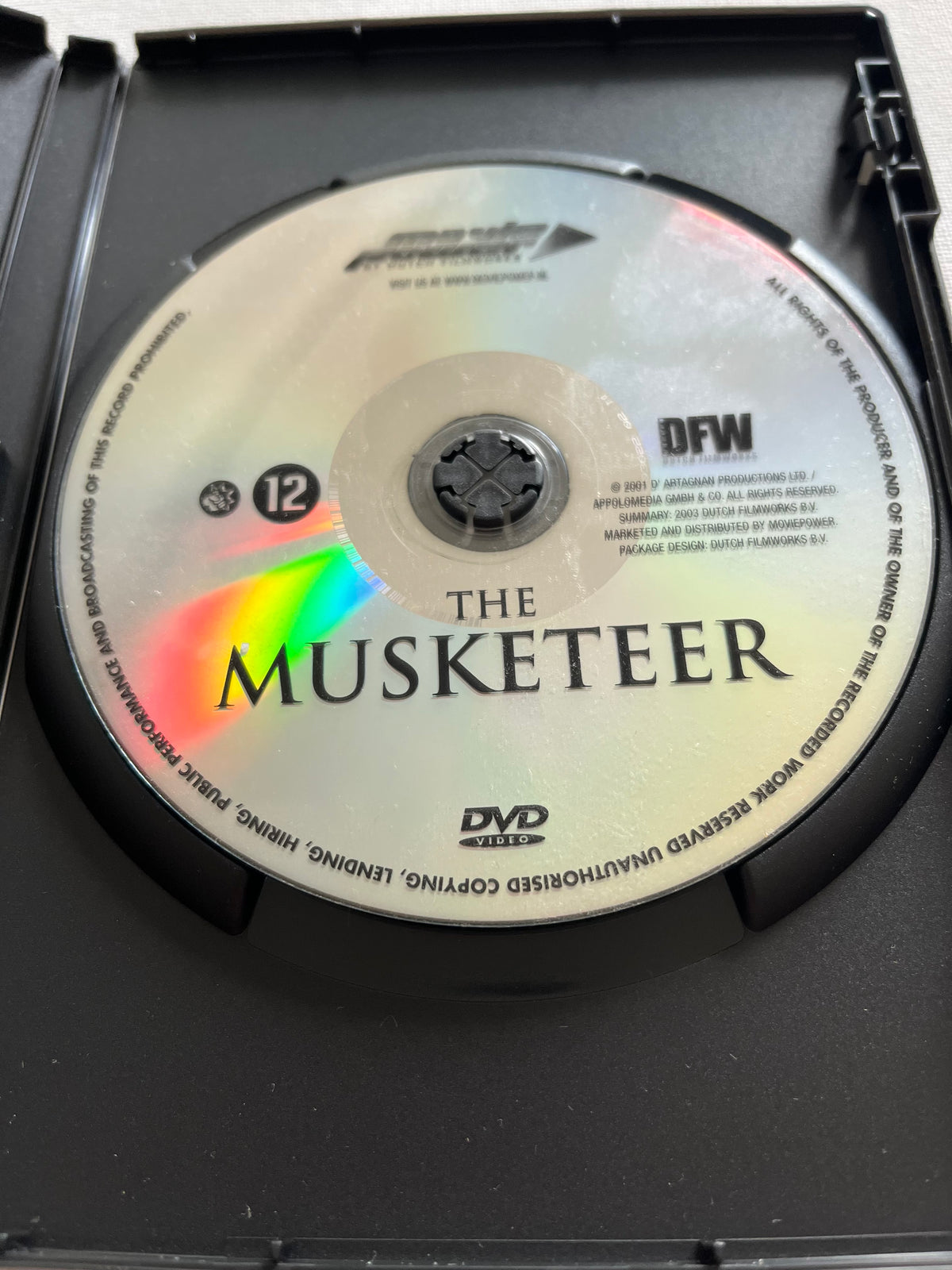 The Musketeer – DVD (2001) | Justin Chambers & Tim Roth