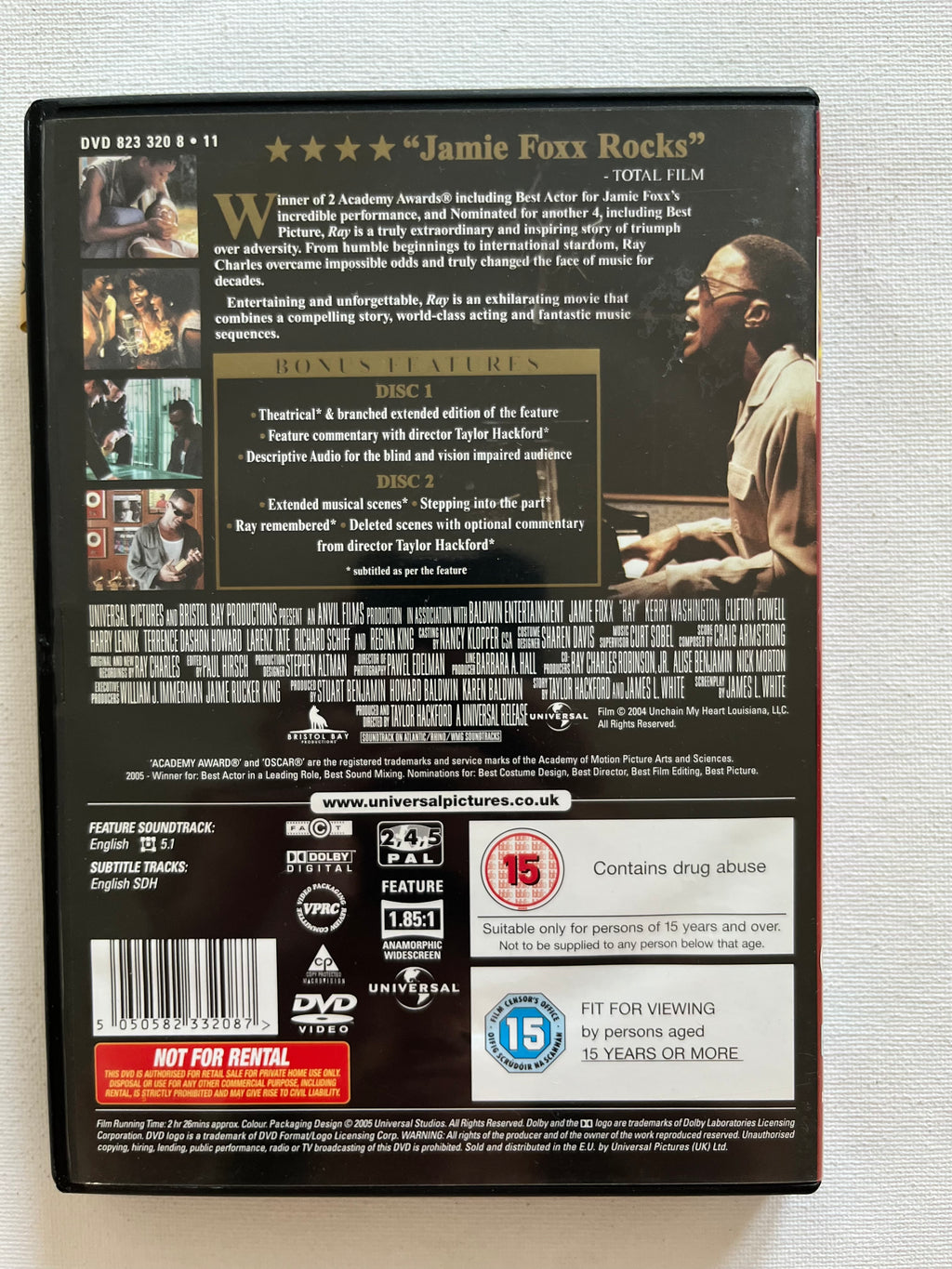 Ray – 2-Disc DVD (2004) | Jamie Foxx & Kerry Washington