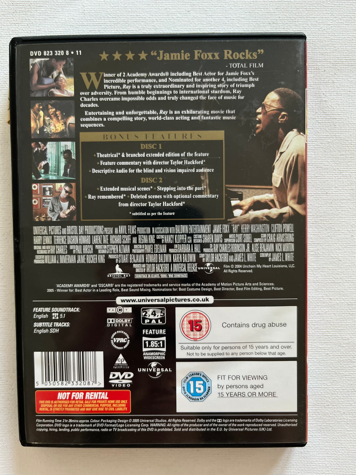 Ray – 2-Disc DVD (2004) | Jamie Foxx & Kerry Washington