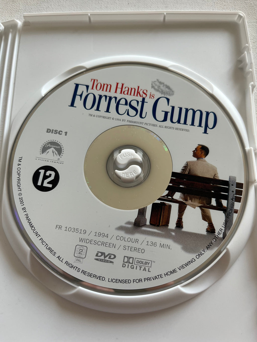 Forrest Gump – DVD (1994) | Tom Hanks & Robin Wright