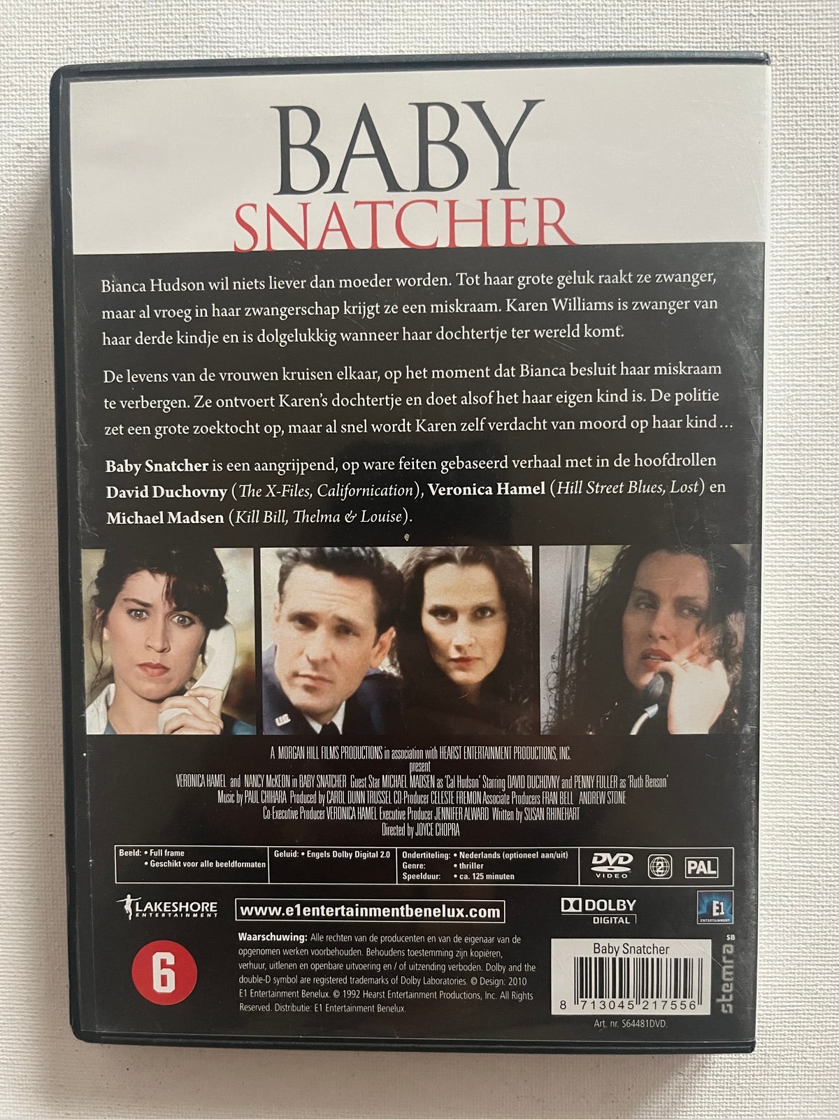 Baby Snatcher – DVD (1992) | Veronica Hamel & Nancy McKeon