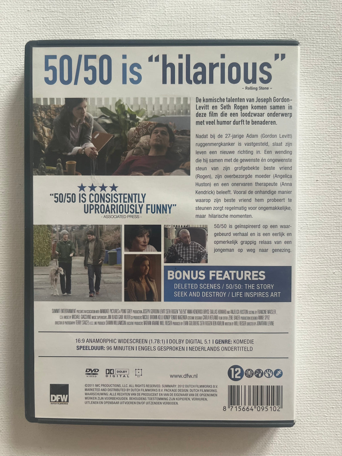 50/50 – DVD (2011) | Joseph Gordon-Levitt & Seth Rogen