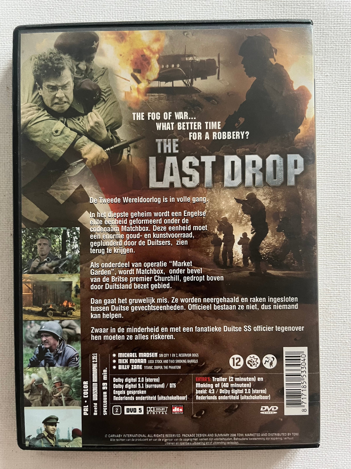 The Last Drop – DVD (2006) | Billy Zane & Michael Madsen