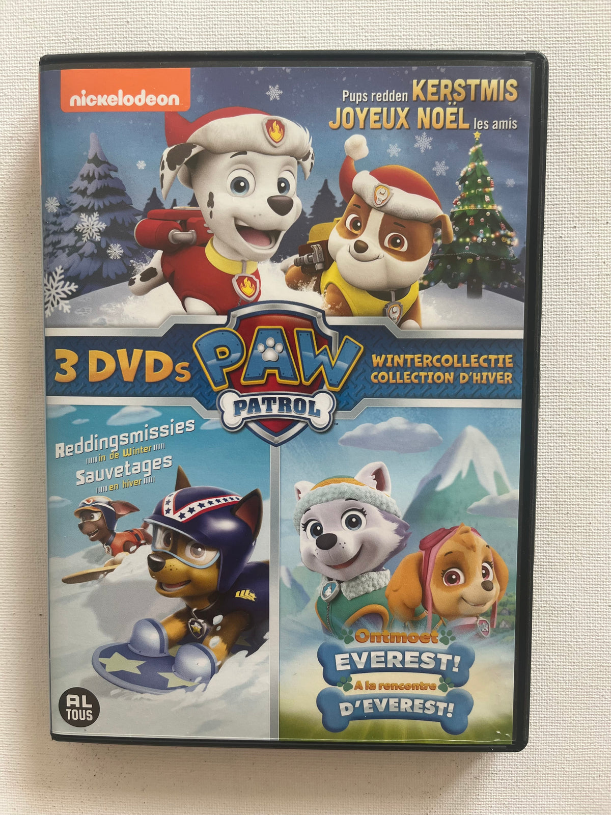 PAW Patrol – 3-DVD Set | Winter Rescues + Pups Save Christmas + Meet Everest