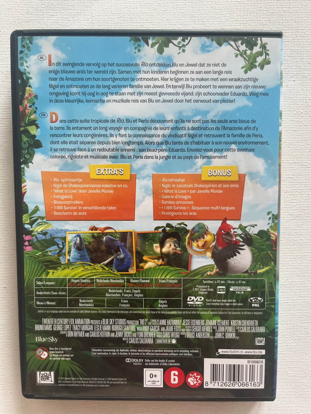 Rio 2 – DVD (2014) | Jesse Eisenberg & Anne Hathaway
