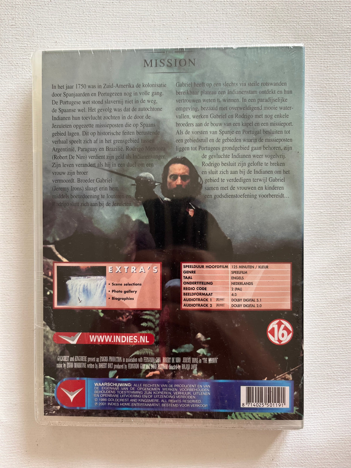 The Mission – DVD (1986) | Robert De Niro & Jeremy Irons – New & Sealed
