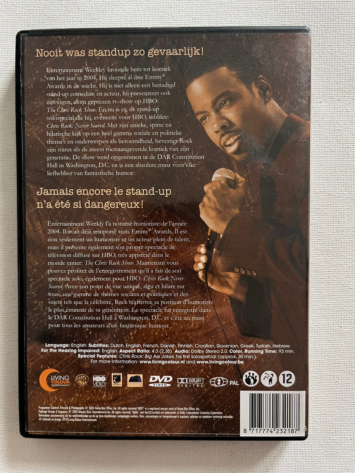 Chris Rock: Never Scared – DVD (2004) | Live Stand-Up Comedy