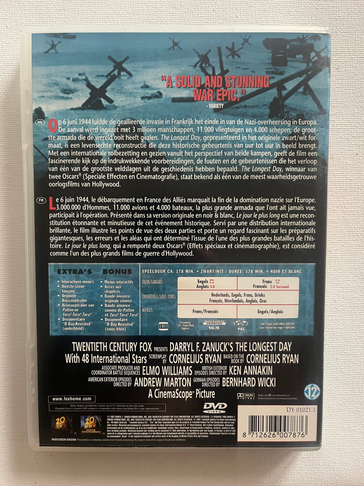 The Longest Day – 2-Disc DVD (1962) | John Wayne & Richard Burton