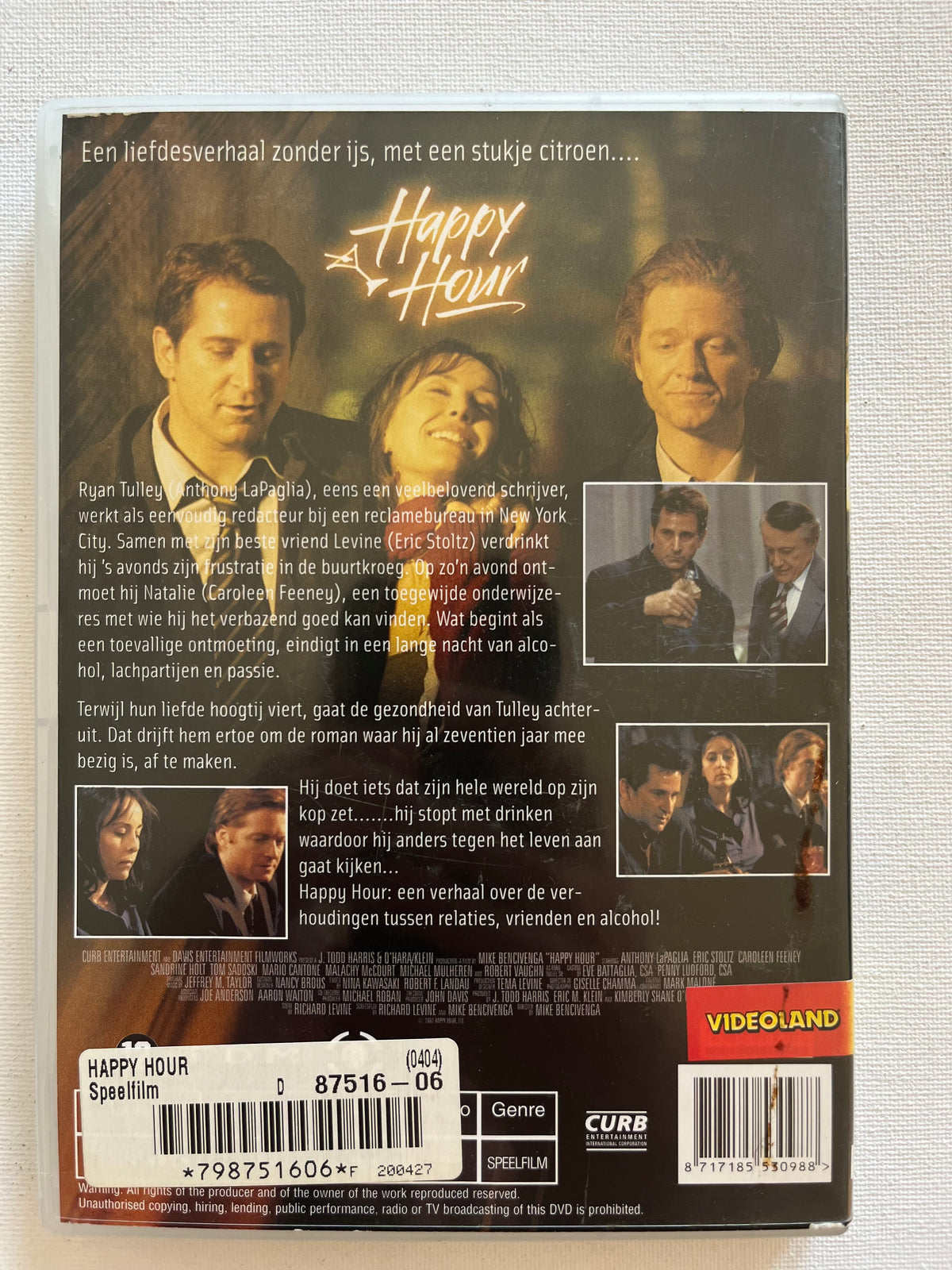Happy Hour – DVD (2003) | Anthony LaPaglia & Eric Stoltz