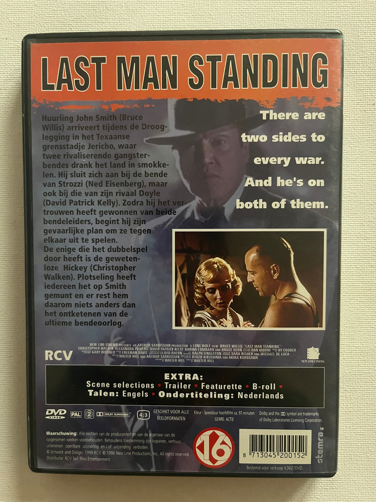 Last Man Standing – DVD (1996) | Bruce Willis & Christopher Walken
