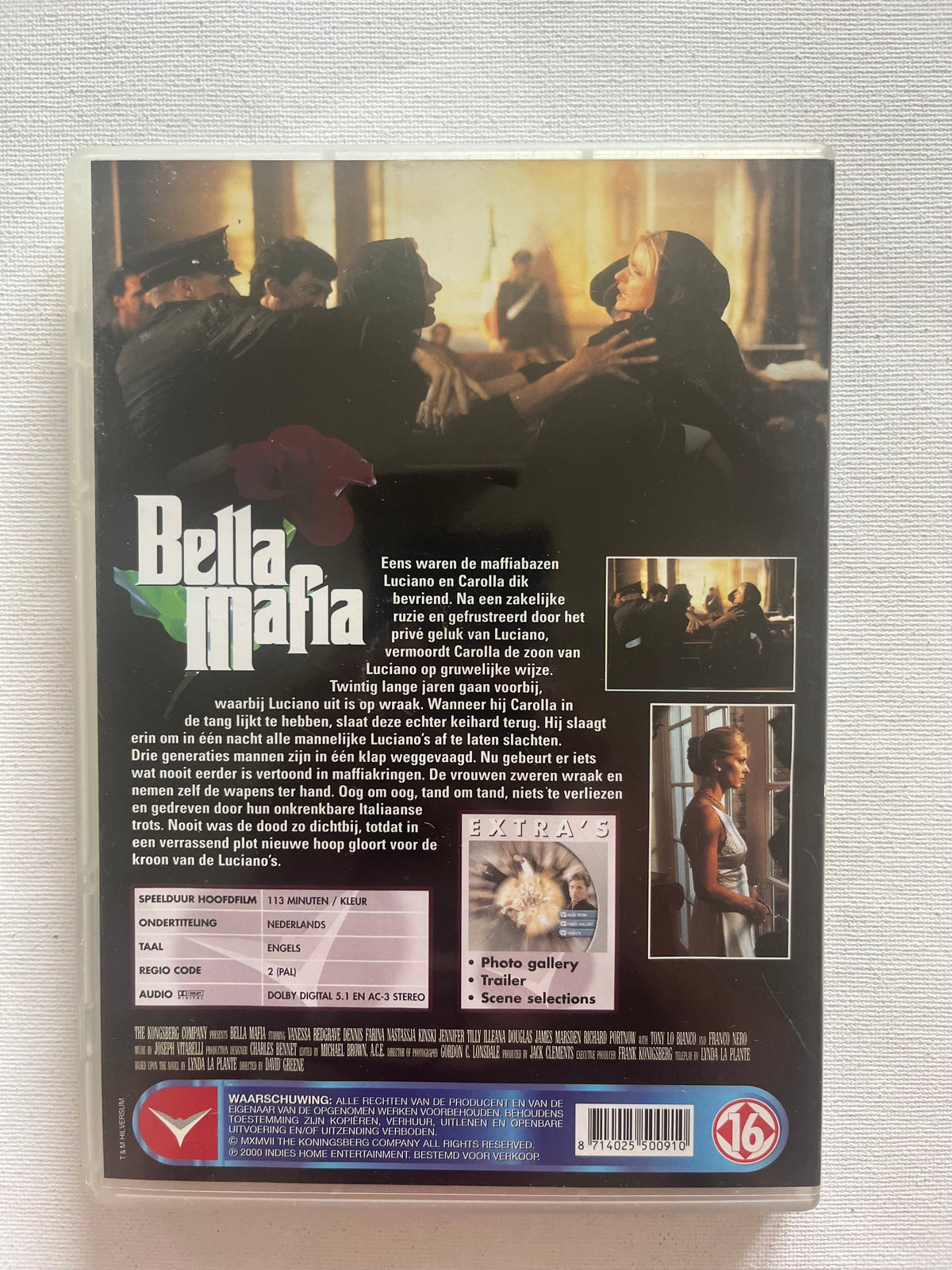 Bella Mafia – DVD (1997) | Vanessa Redgrave & Dennis Farina