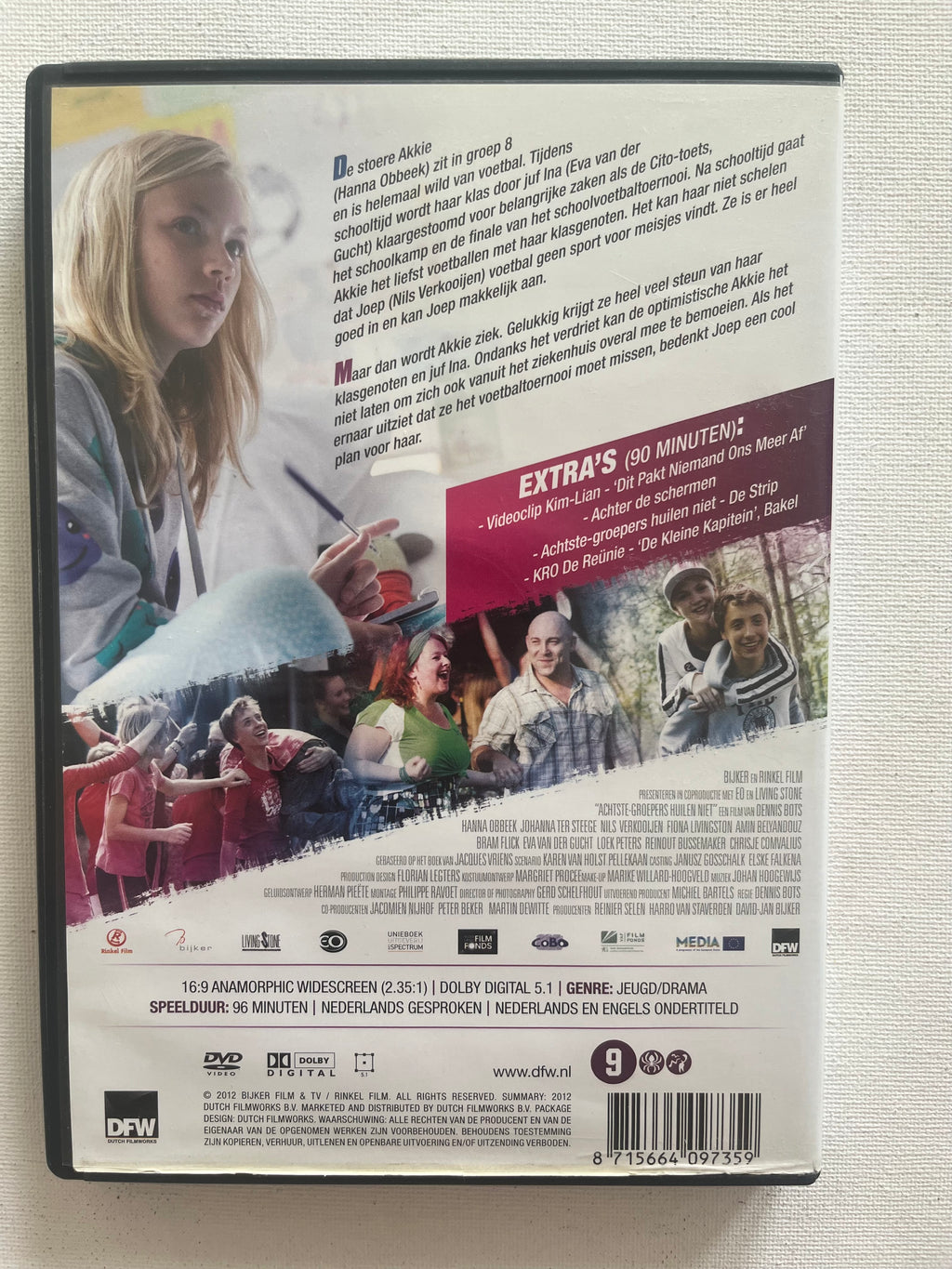 Achtste-Groepers Huilen Niet – DVD (2012) | Hanna Obbeek & Nils Verkooijen