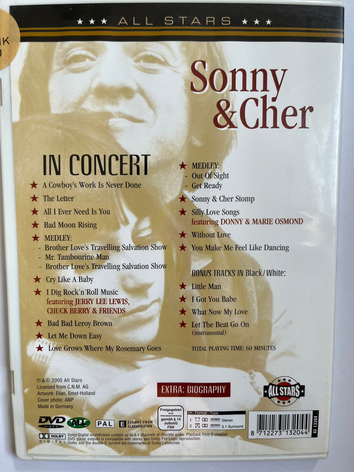 Sonny & Cher – I Got You Babe DVD | Classic Hits & Performances