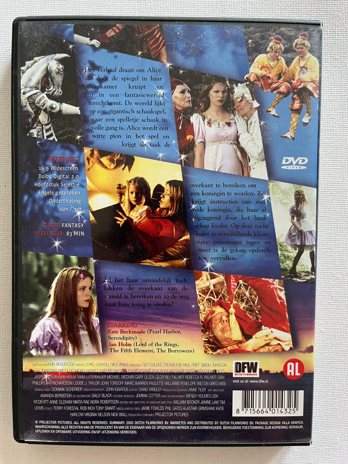 Alice Through the Looking Glass – DVD (1998) | Kate Beckinsale – Fantasy Adventure