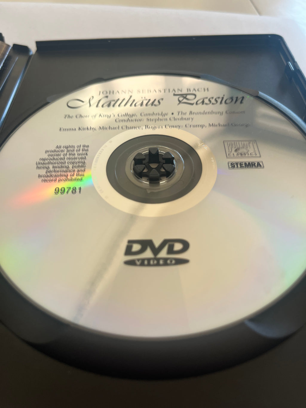 Bach: Matthäus-Passion – DVD | Classical Music & Sacred Performance