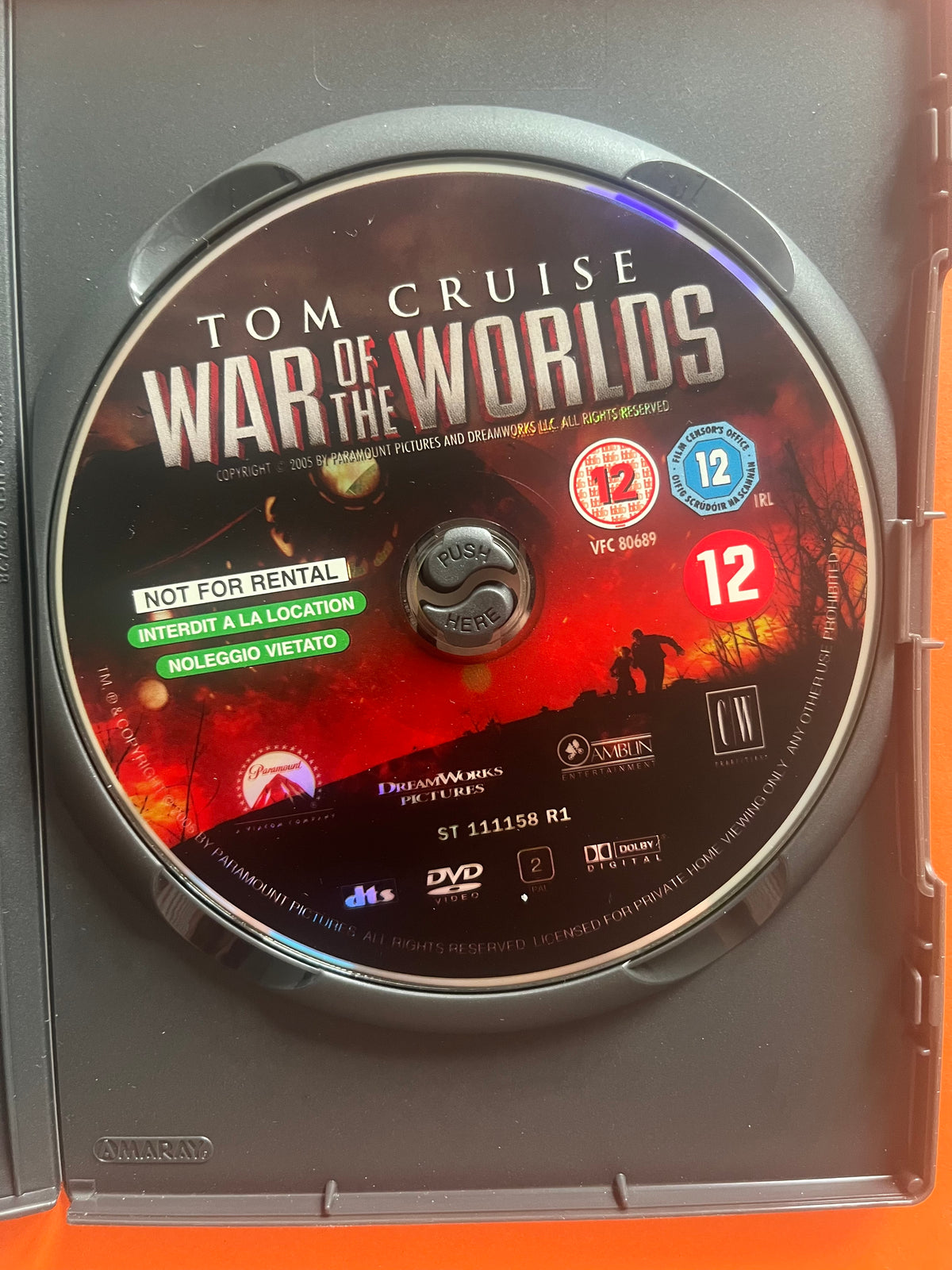 War of the Worlds – DVD (2005) | Tom Cruise & Dakota Fanning
