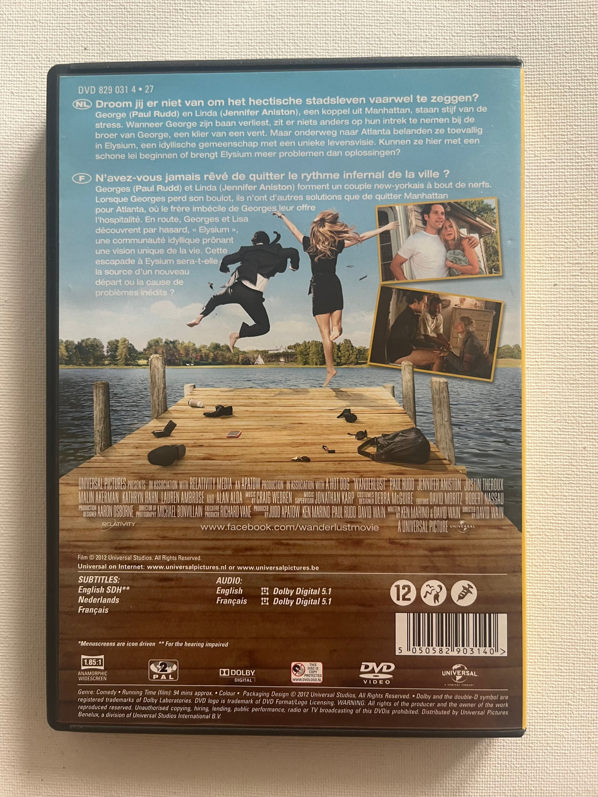 Wanderlust – DVD (2012) | Jennifer Aniston & Paul Rudd