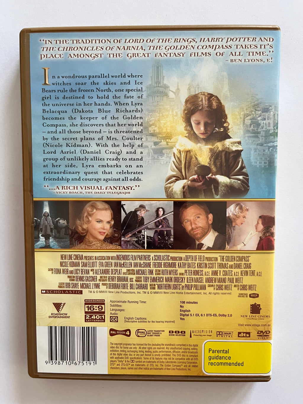 The Golden Compass – DVD (2007) | Nicole Kidman & Daniel Craig