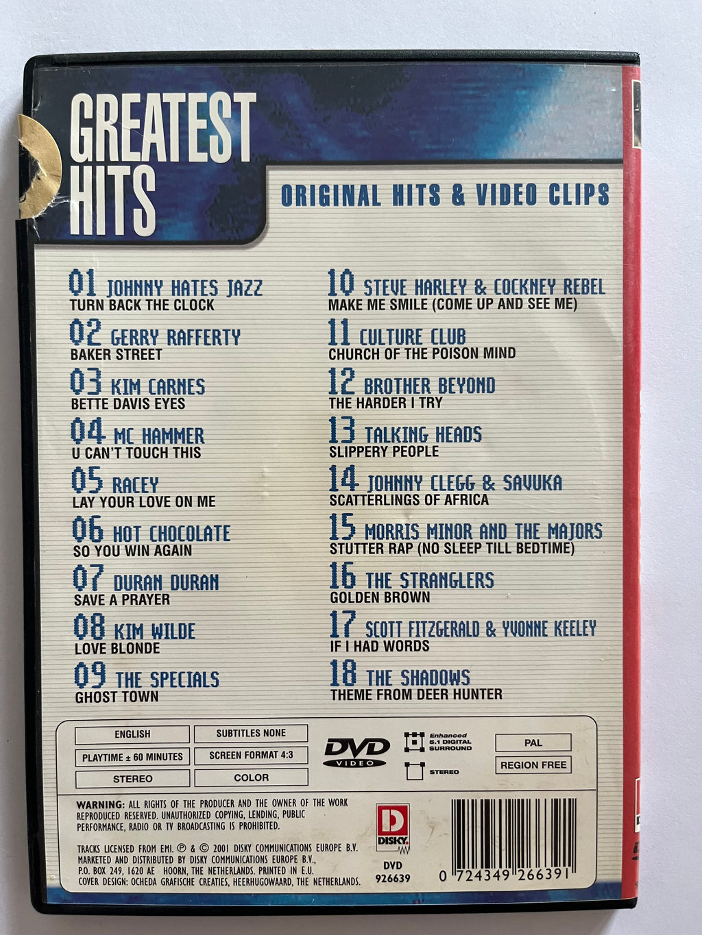 Greatest Hits – DVD (2001) | Classic Music Collection