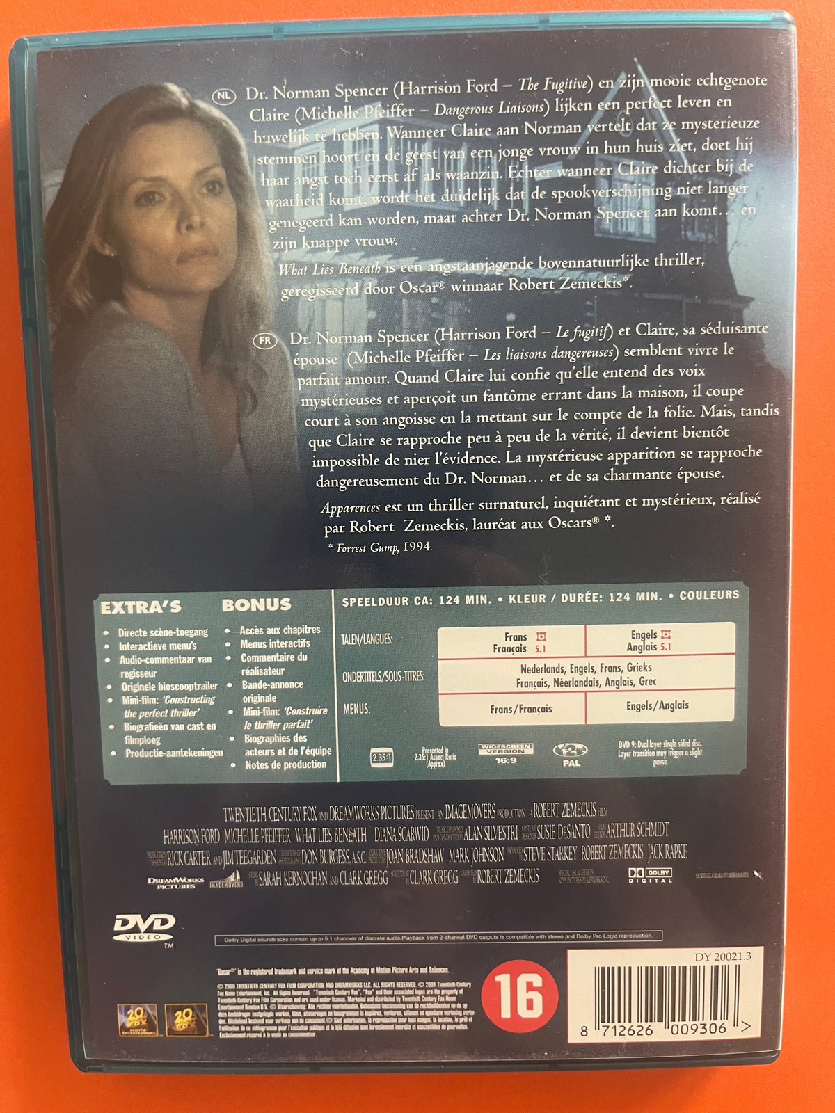 What Lies Beneath – DVD (2000) | Harrison Ford & Michelle Pfeiffer