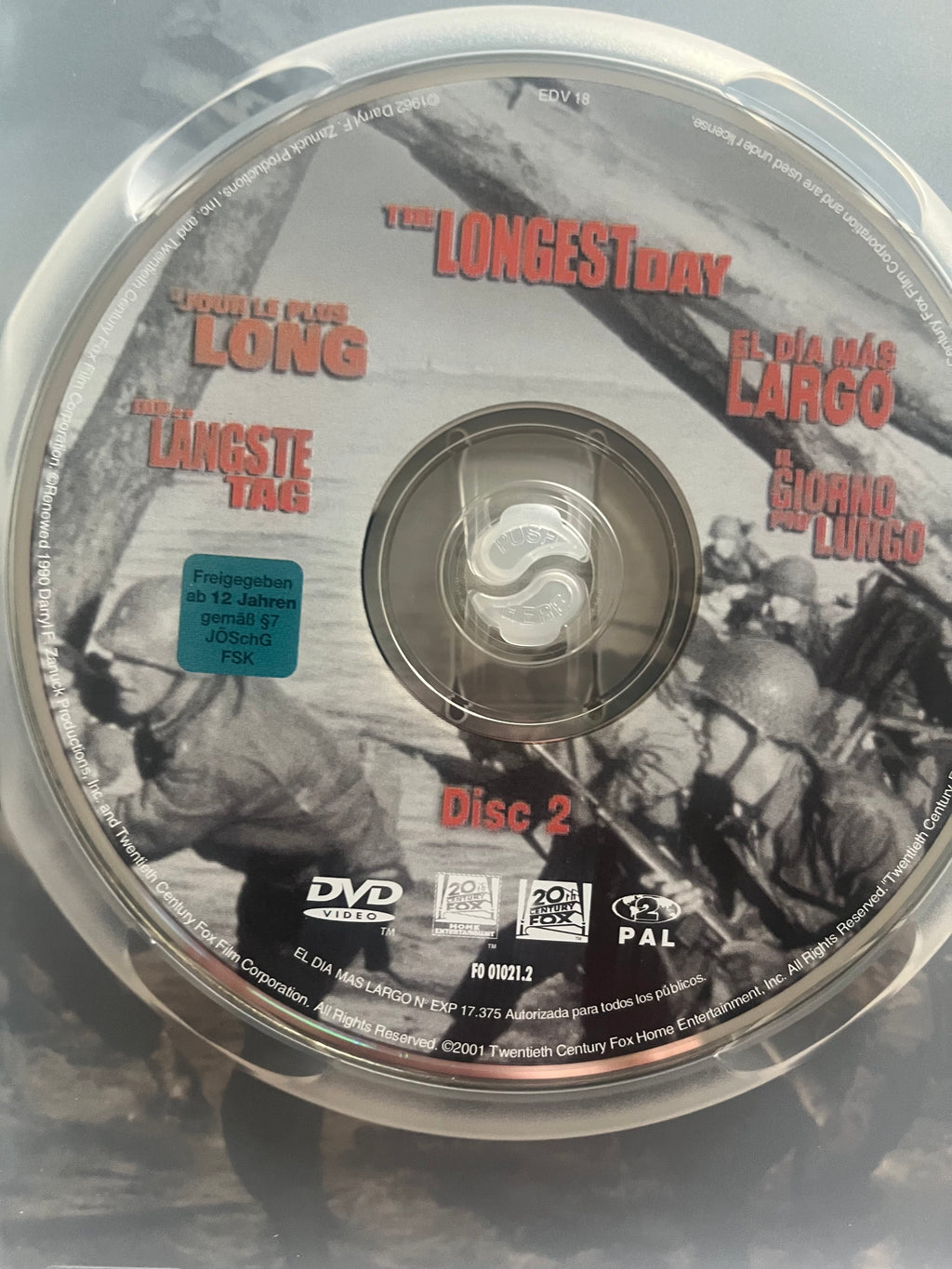 The Longest Day – 2-Disc DVD (1962) | John Wayne & Richard Burton