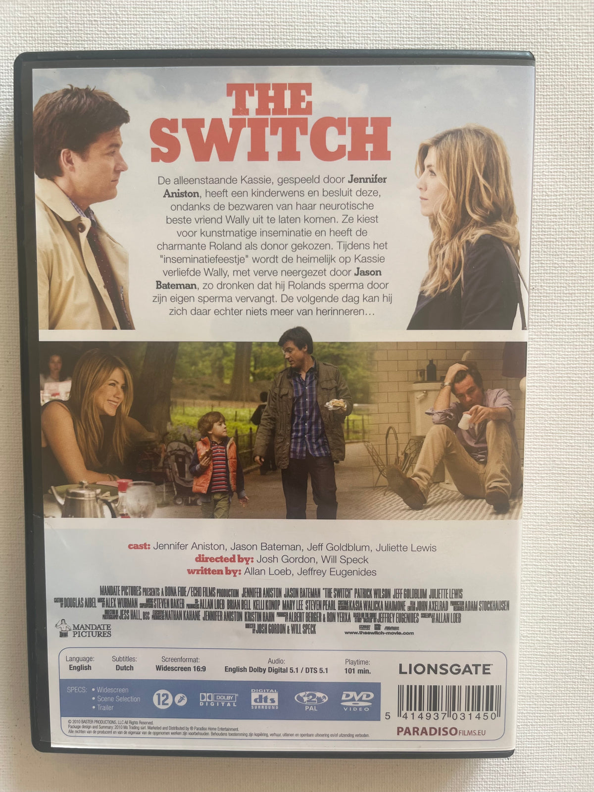 The Switch – DVD (2010) | Jennifer Aniston & Jason Bateman