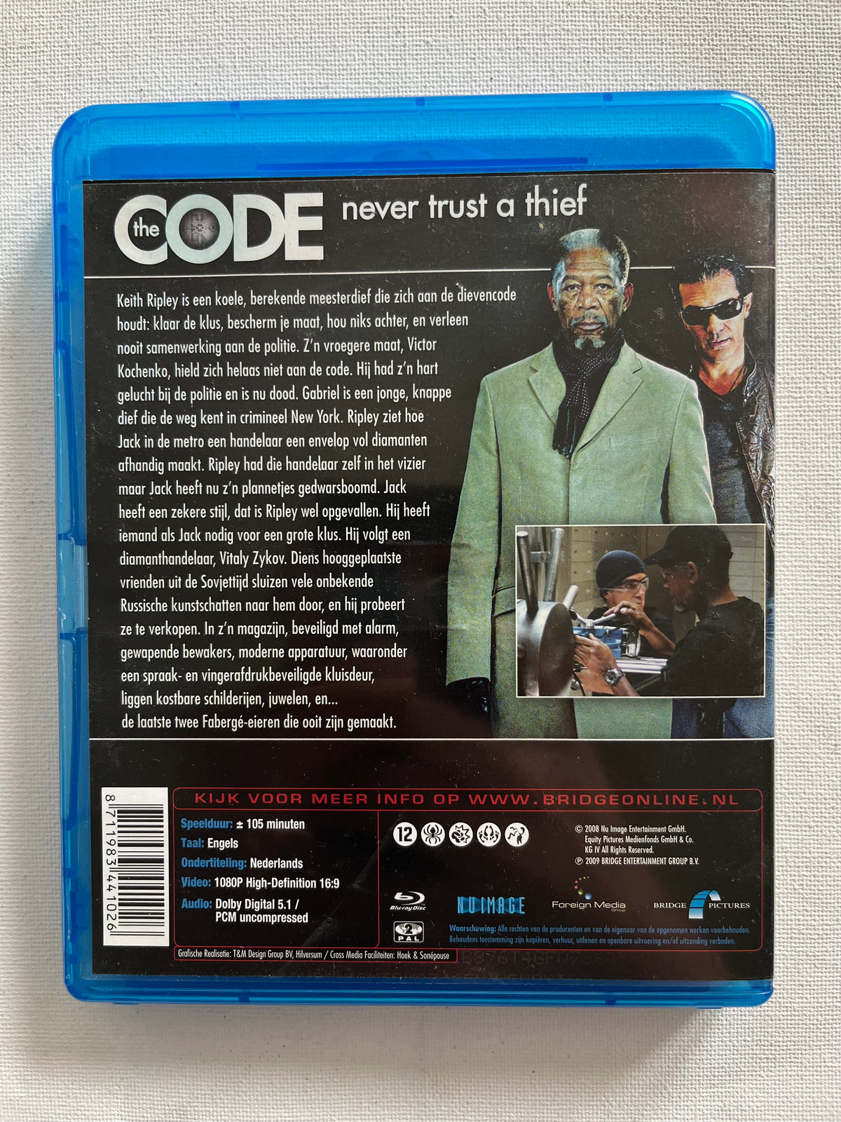 The Code – Blu-ray (2009) | Morgan Freeman & Antonio Banderas