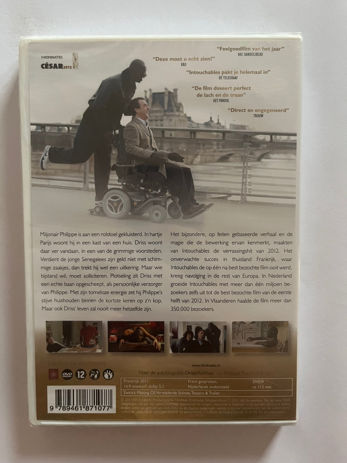 The Intouchables – DVD (2011) | François Cluzet & Omar Sy | New & Sealed