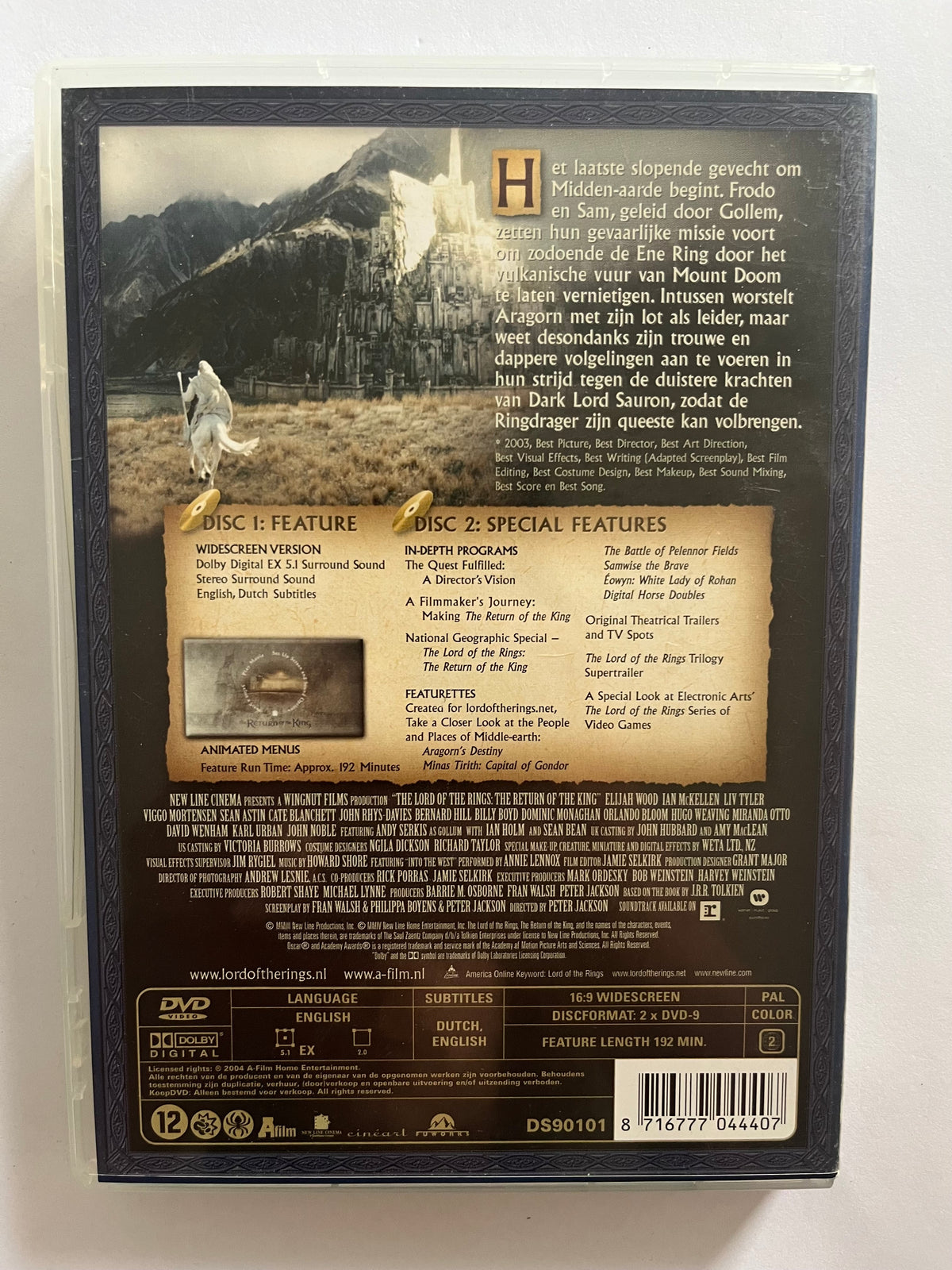The Lord of the Rings: The Return of the King – 2-Disc Special Edition DVD (2003)