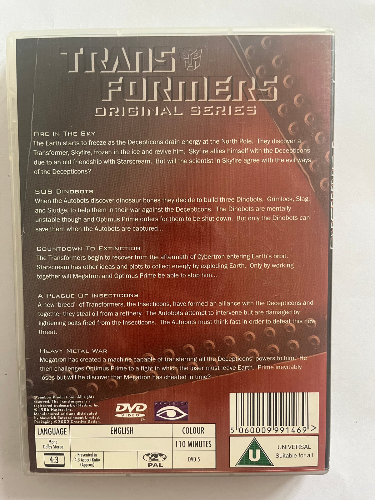 Transformers: The Original Series – Volume 3 DVD (1984) | Generation 1