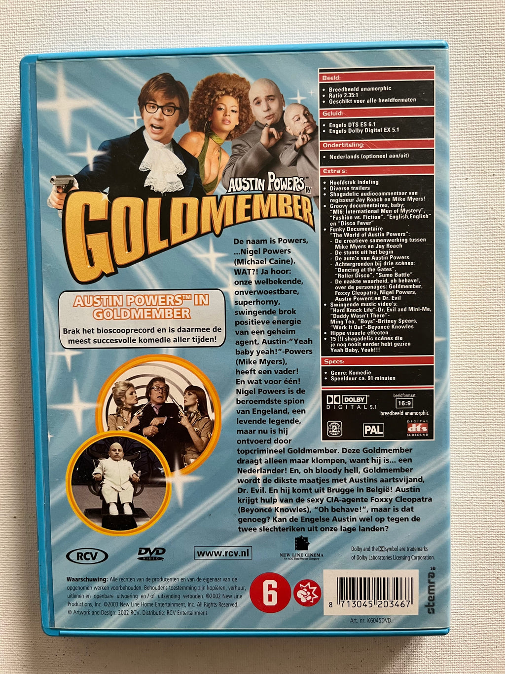 Austin Powers in Goldmember – DVD (2002) | Mike Myers & Beyoncé Knowles